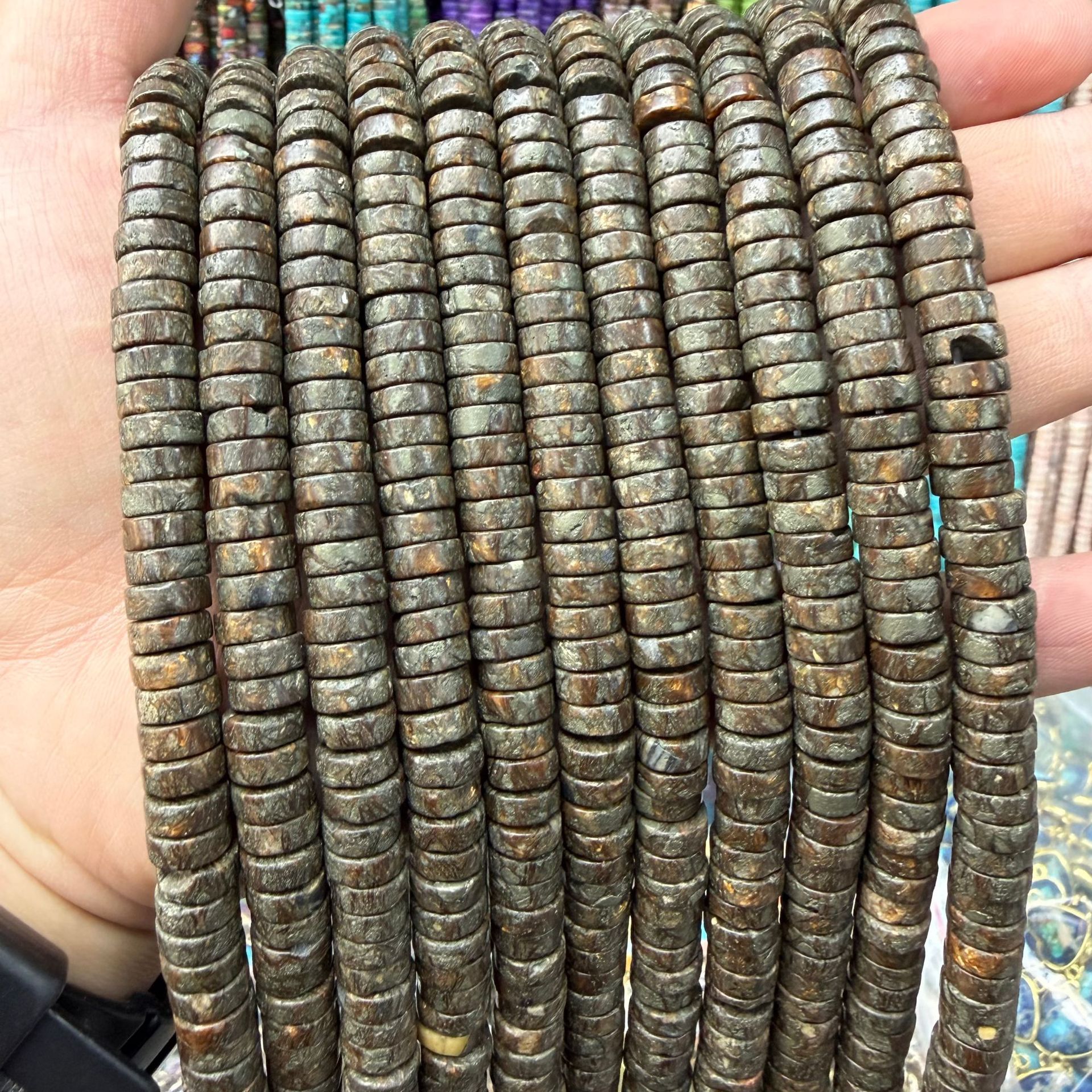 Copper brown Impression Jasper