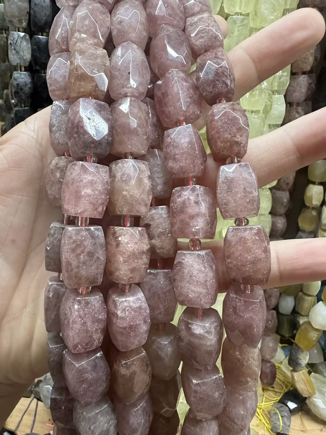 Quartz aux fraises