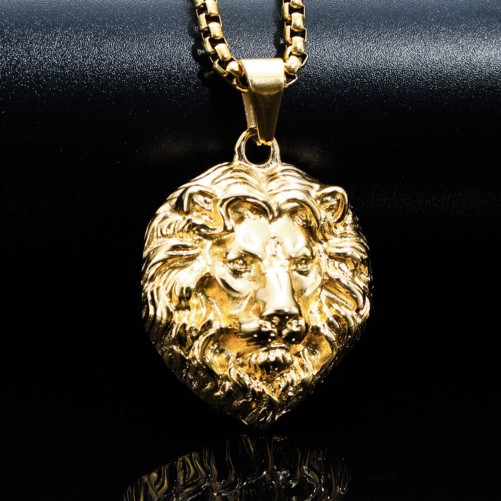 Gold pendant Gold 3.0 square Pearl Chain