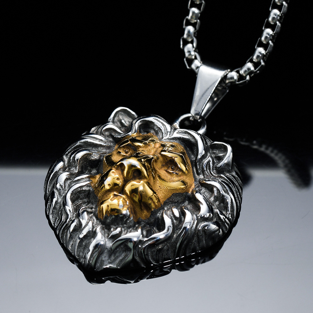 Golden single pendant without chain