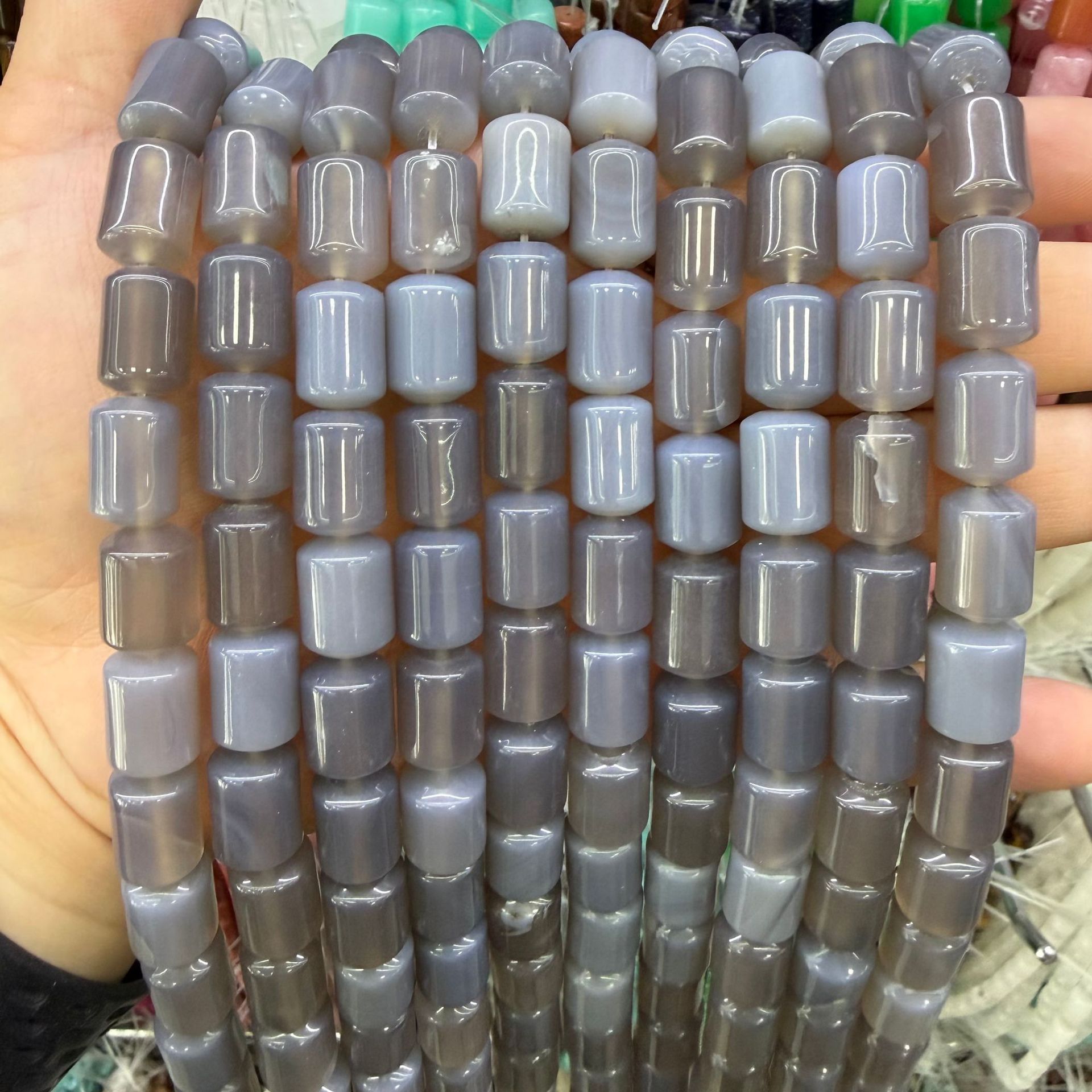 Gray agate