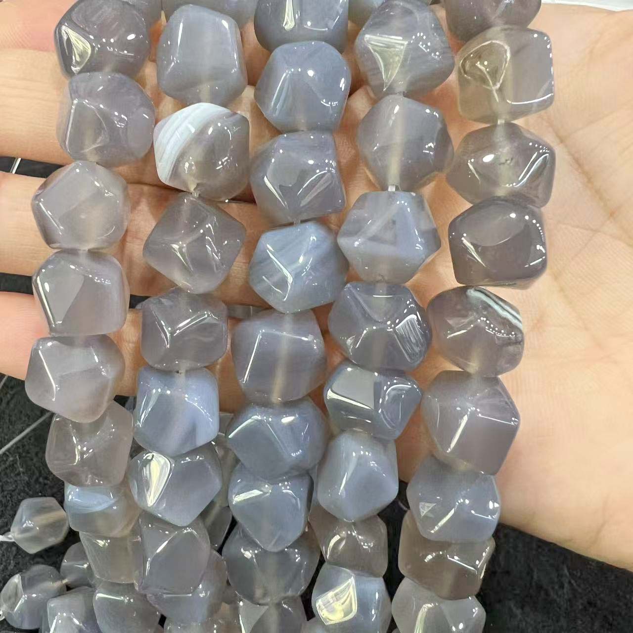 Gray agate