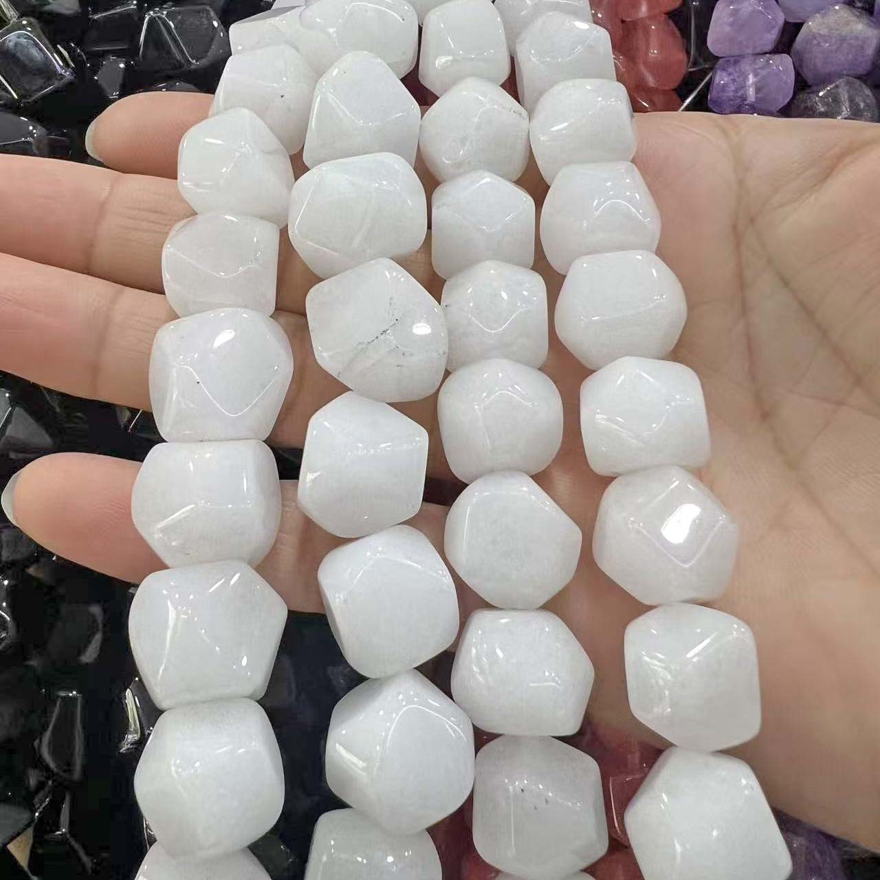 White agate