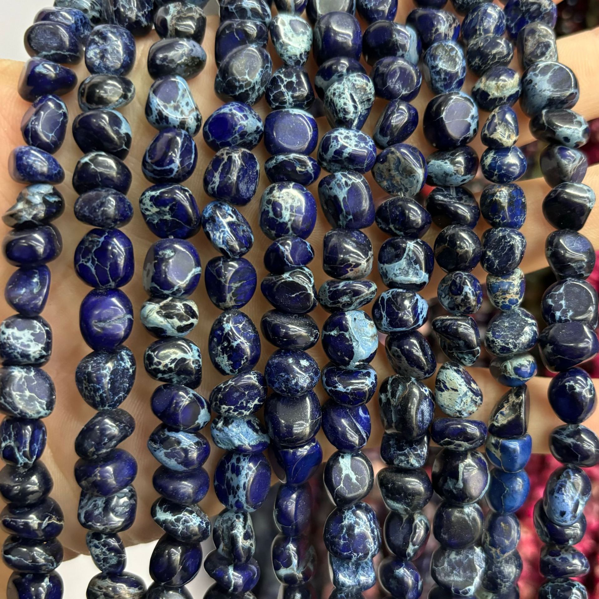 Dark blue emperor stone