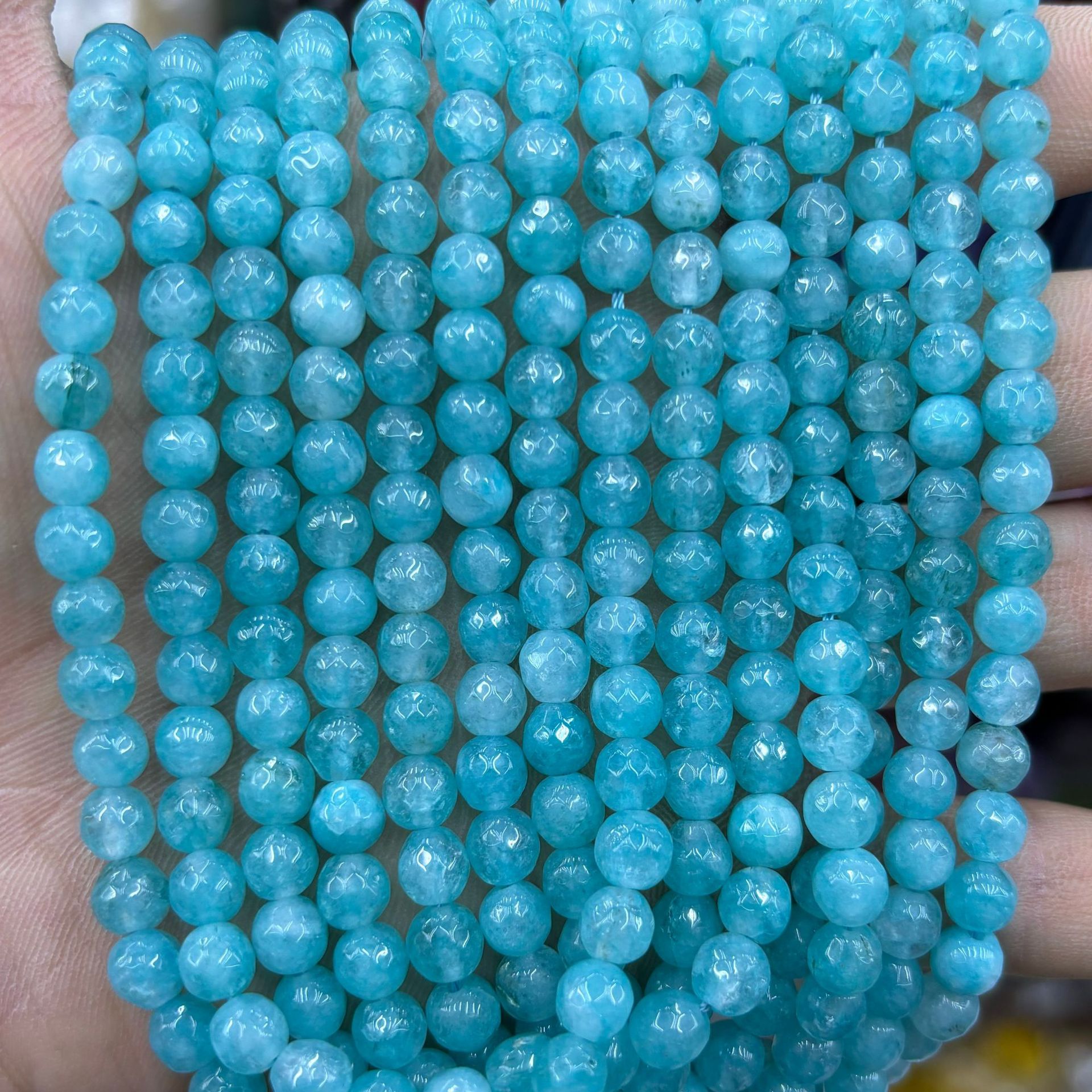 Transparent sky blue