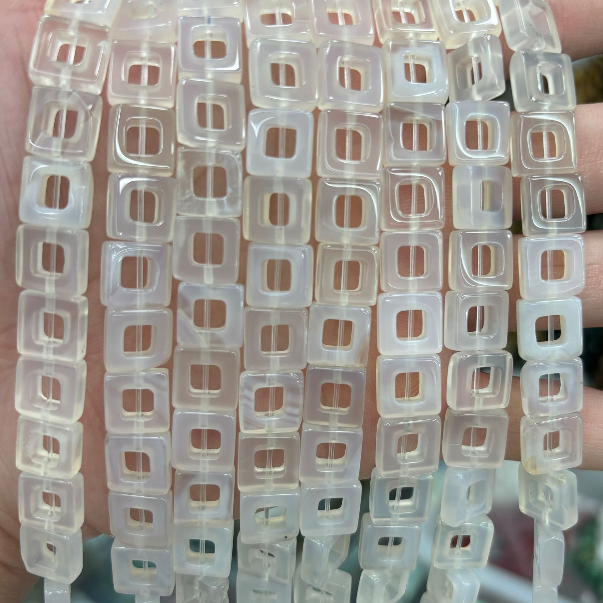 White agate