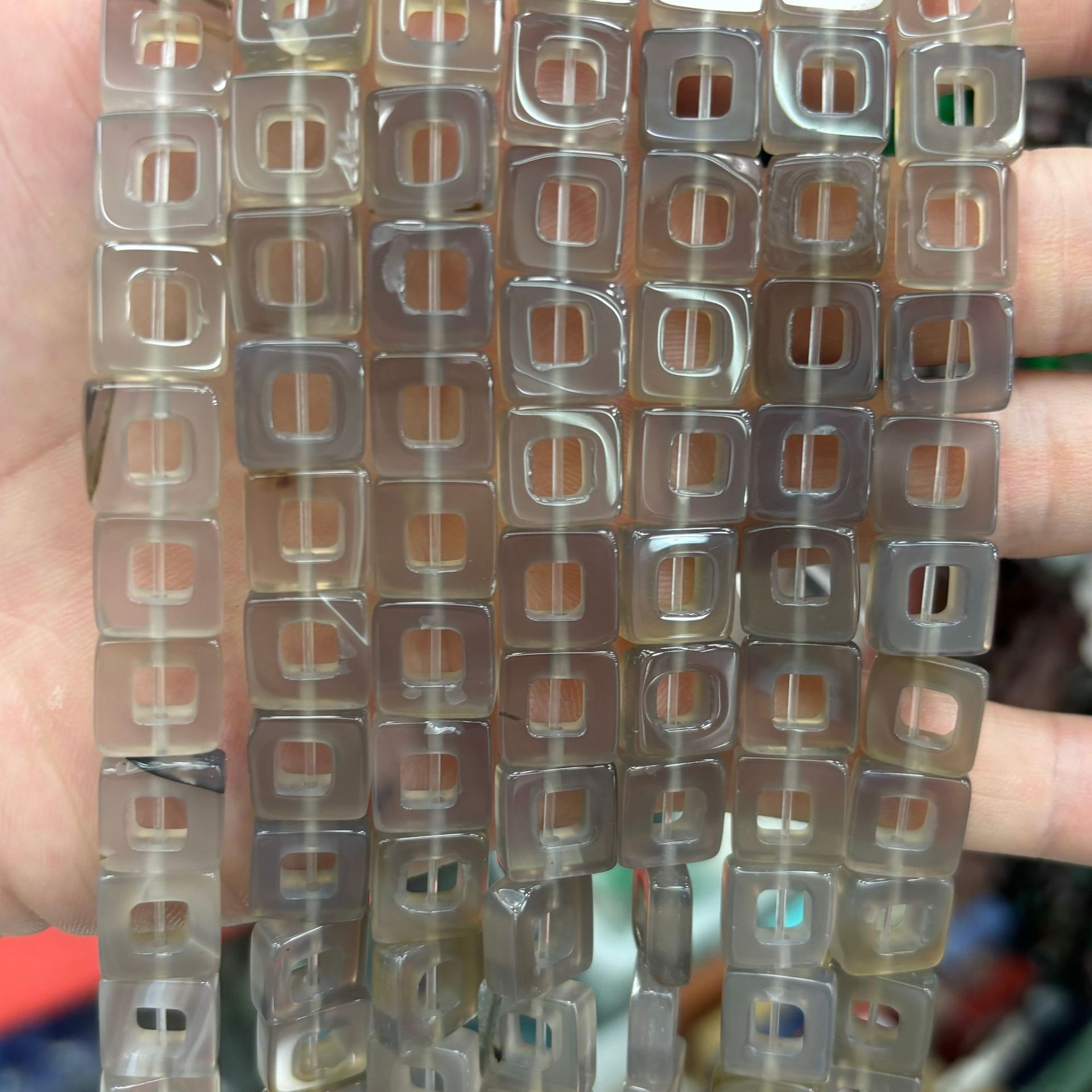 Gray agate