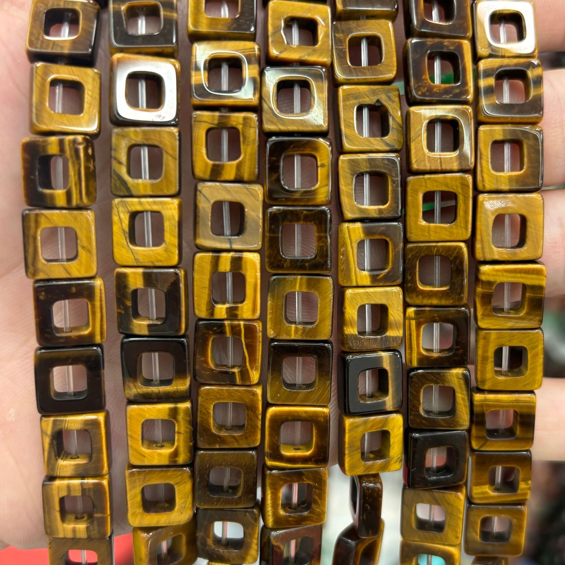 Yellow tiger eye stone