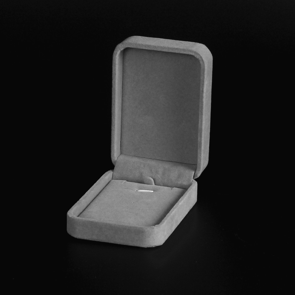 Gray 8.4*7*4cm pendant box