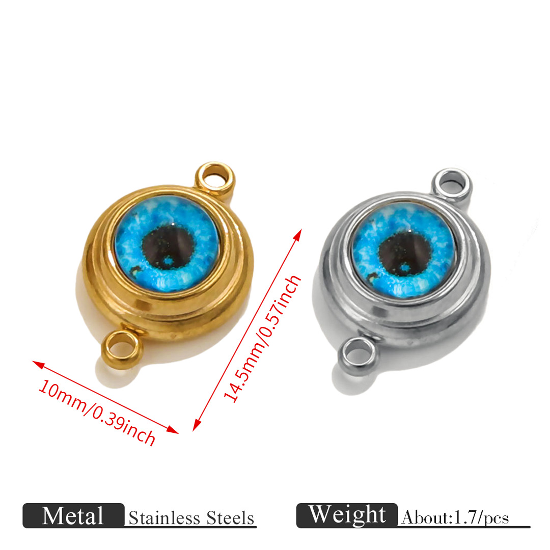 Double hanging devil eye-ot138