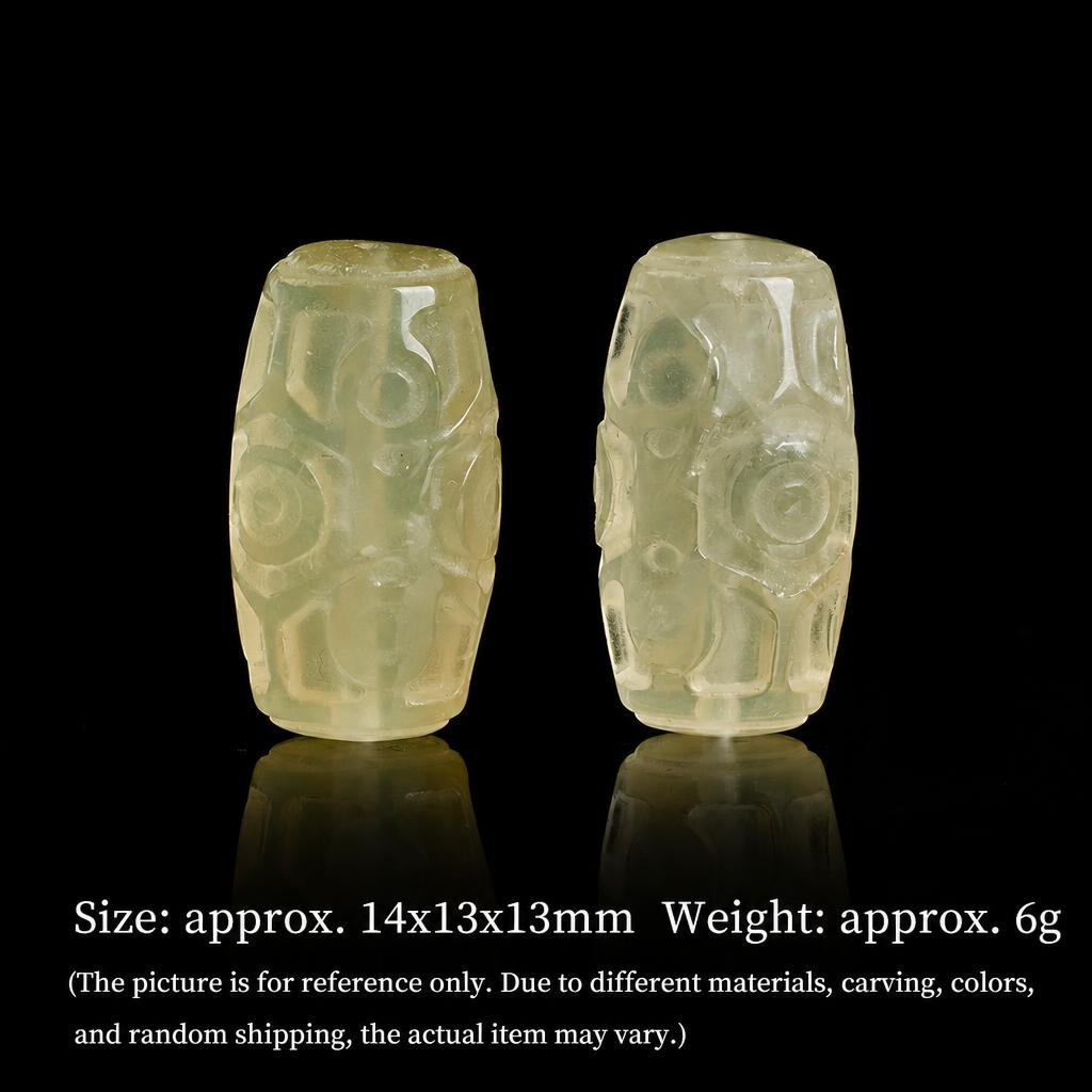 Citrine dzi beads