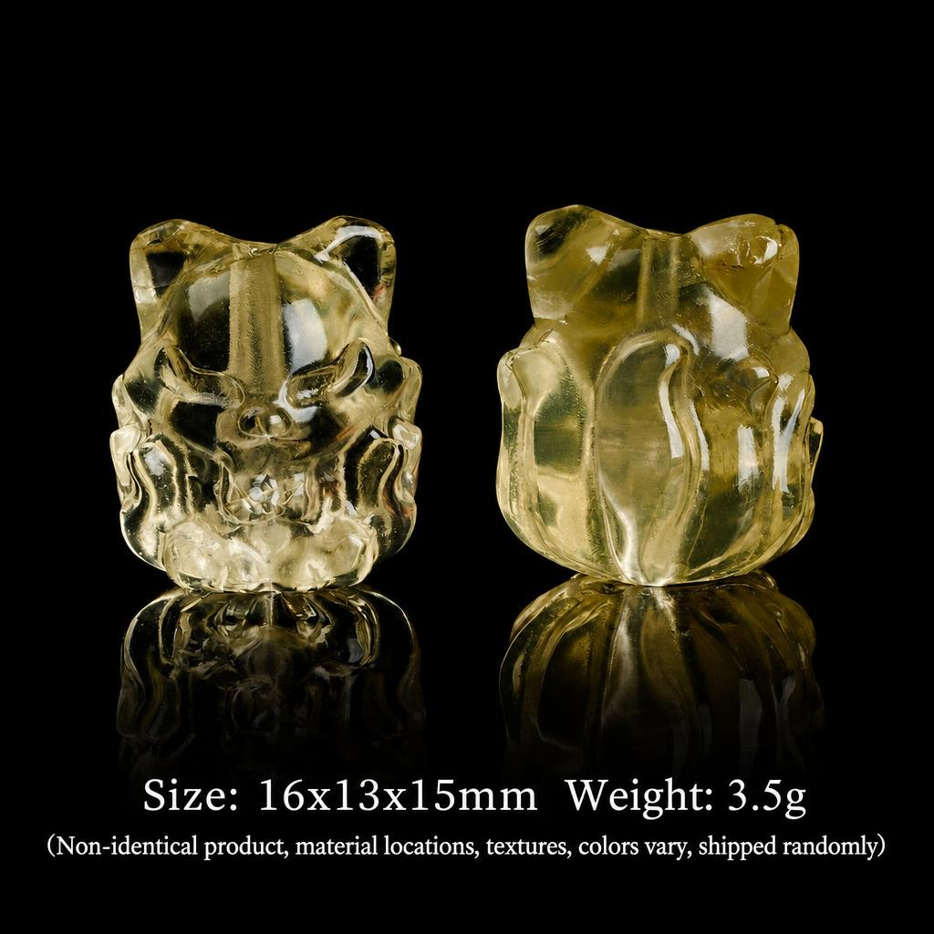 Citrine fox fairy f style