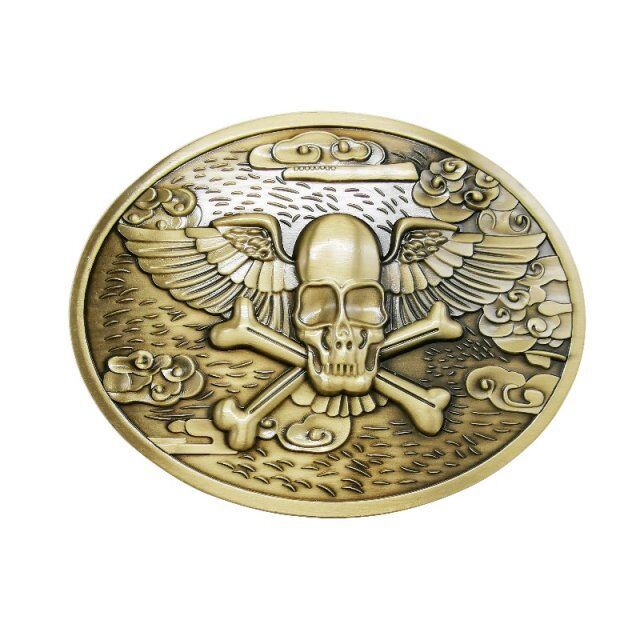 ancient bronze skull