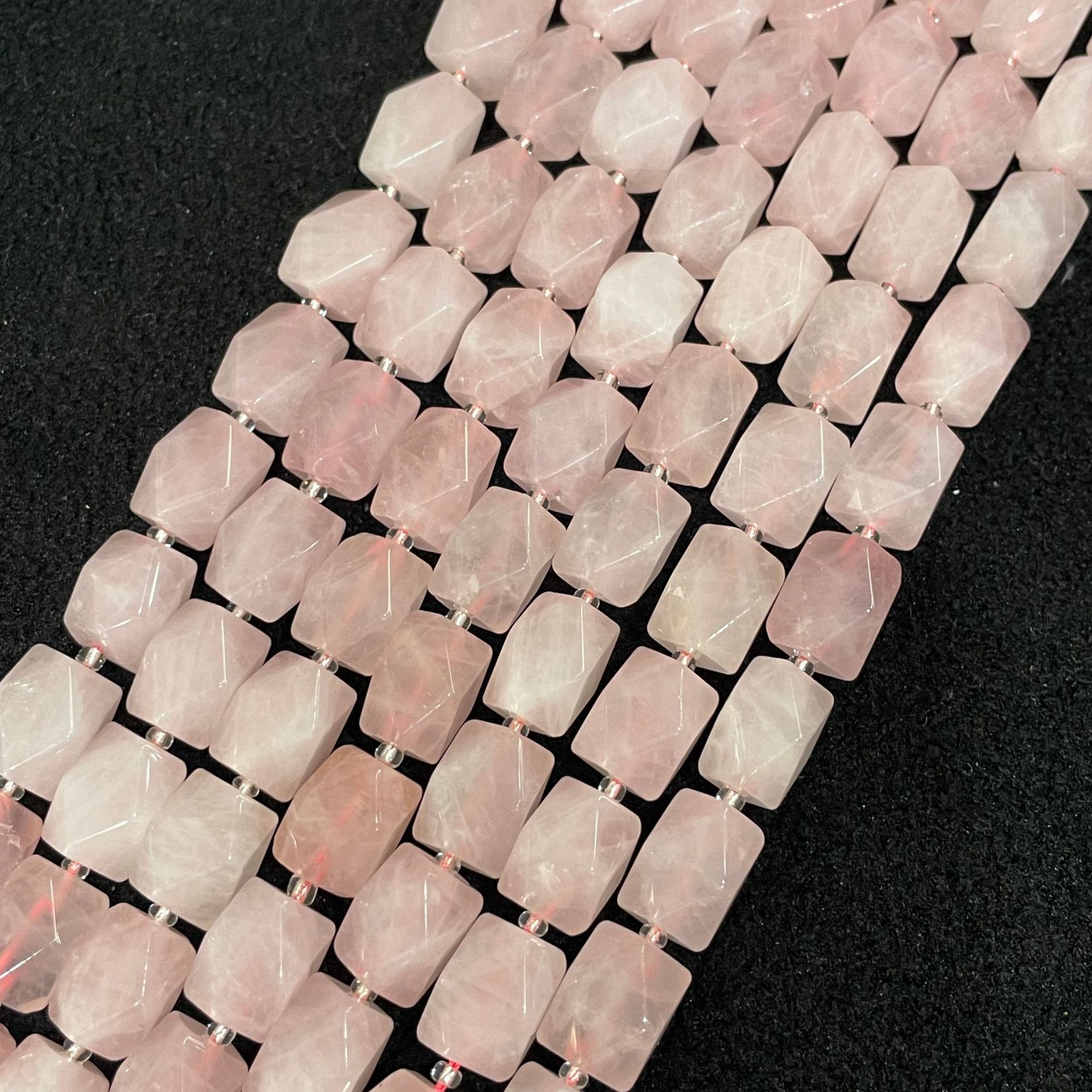 Natural rose quartz