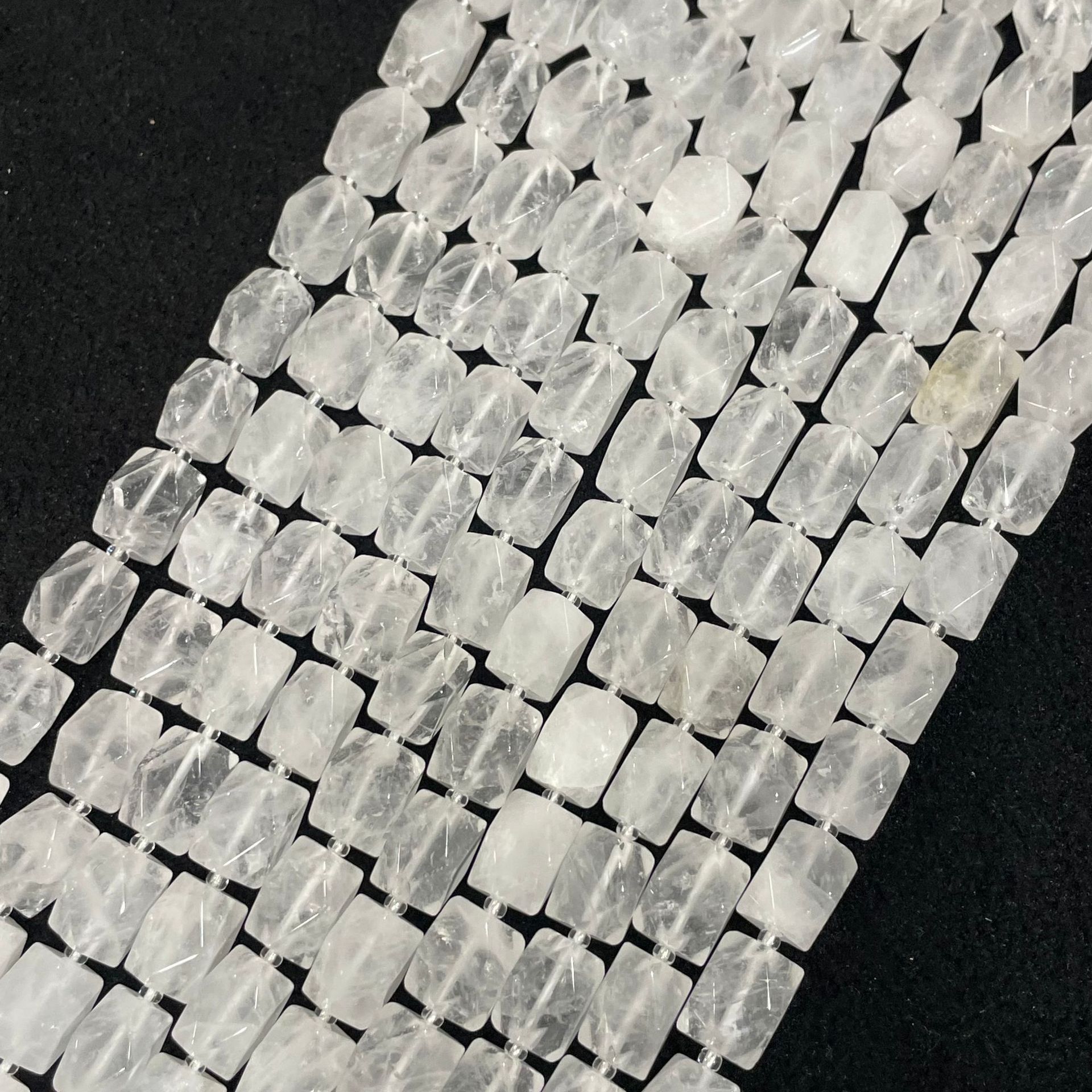 Natural white crystal