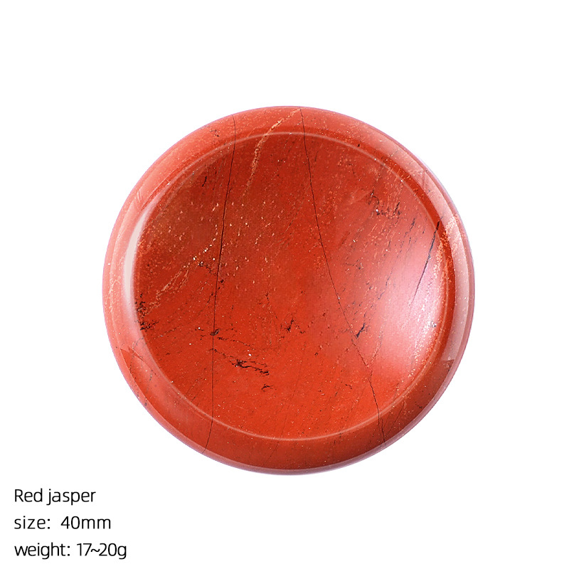Red jasper thumb stone