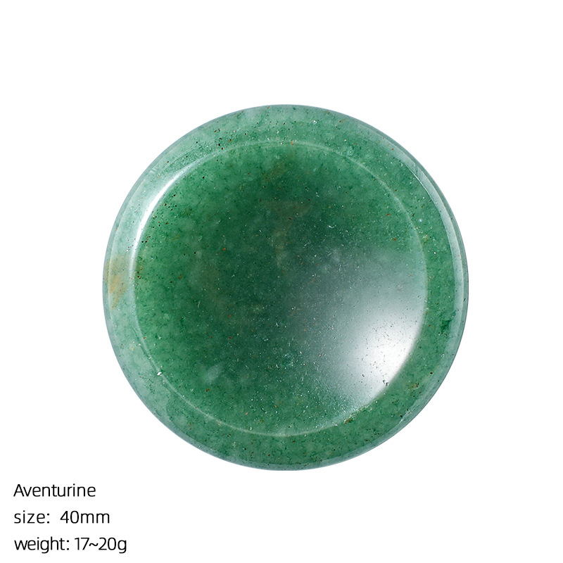 Green aventurine thumb stone