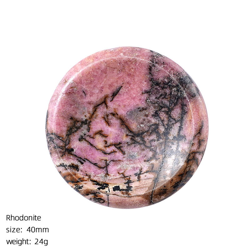 Rose stone thumb stone