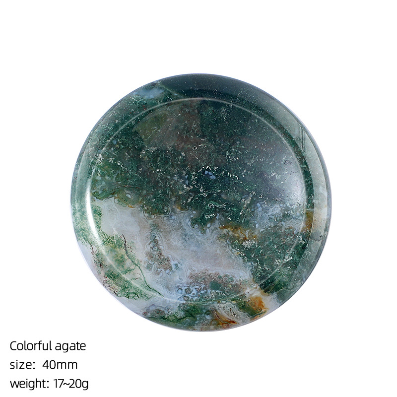 Indian agate thumb stone
