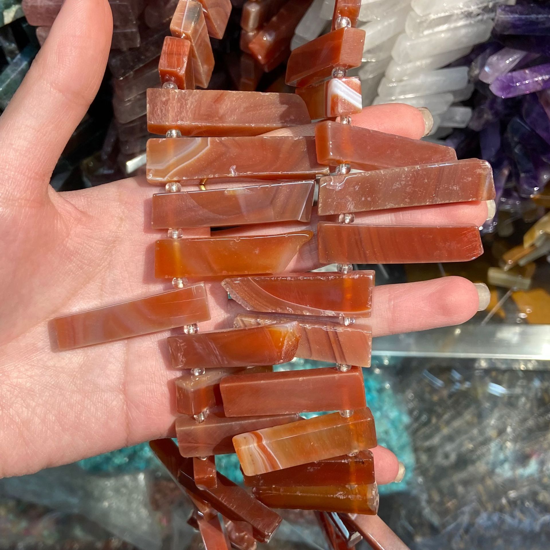Red agate