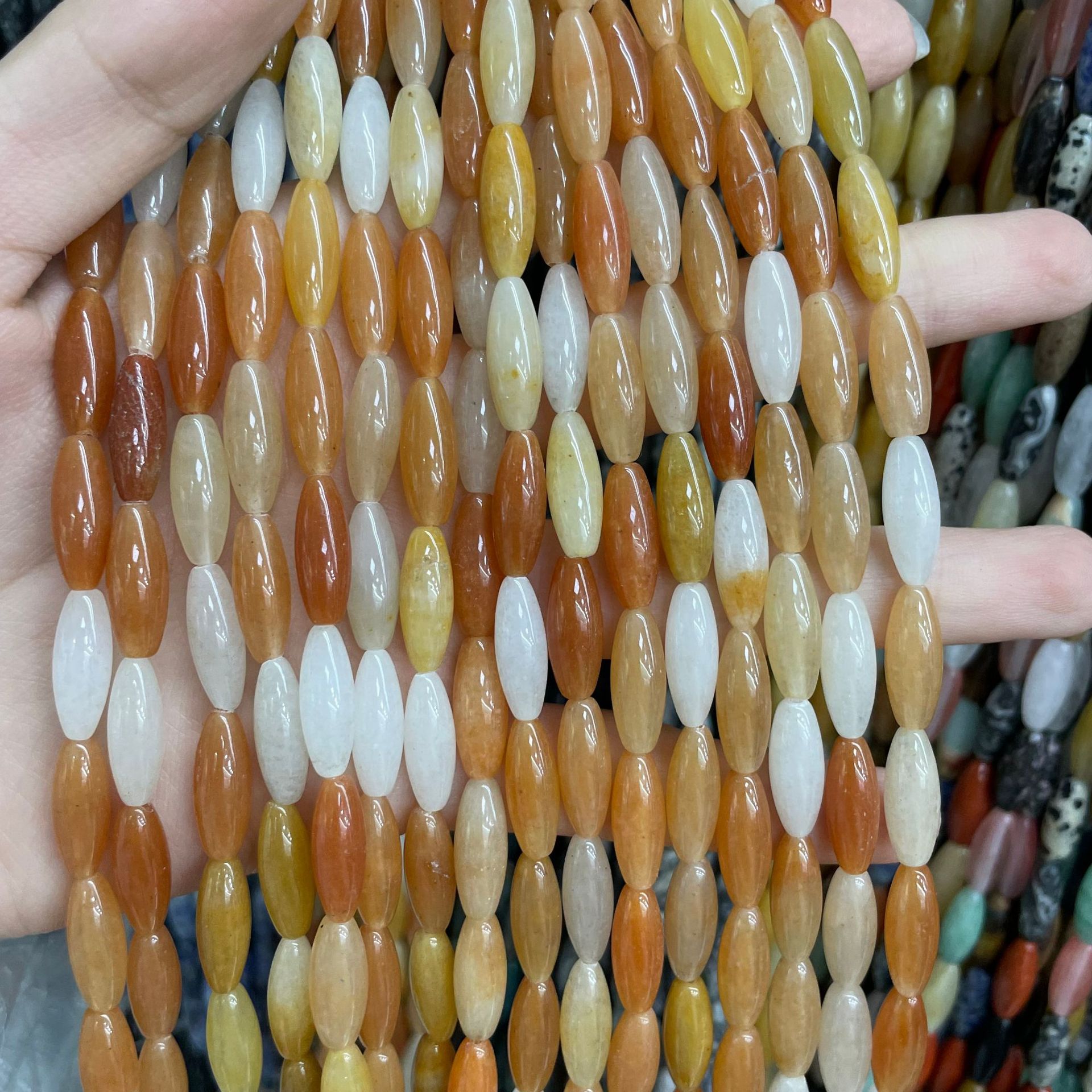 Gold silk jade