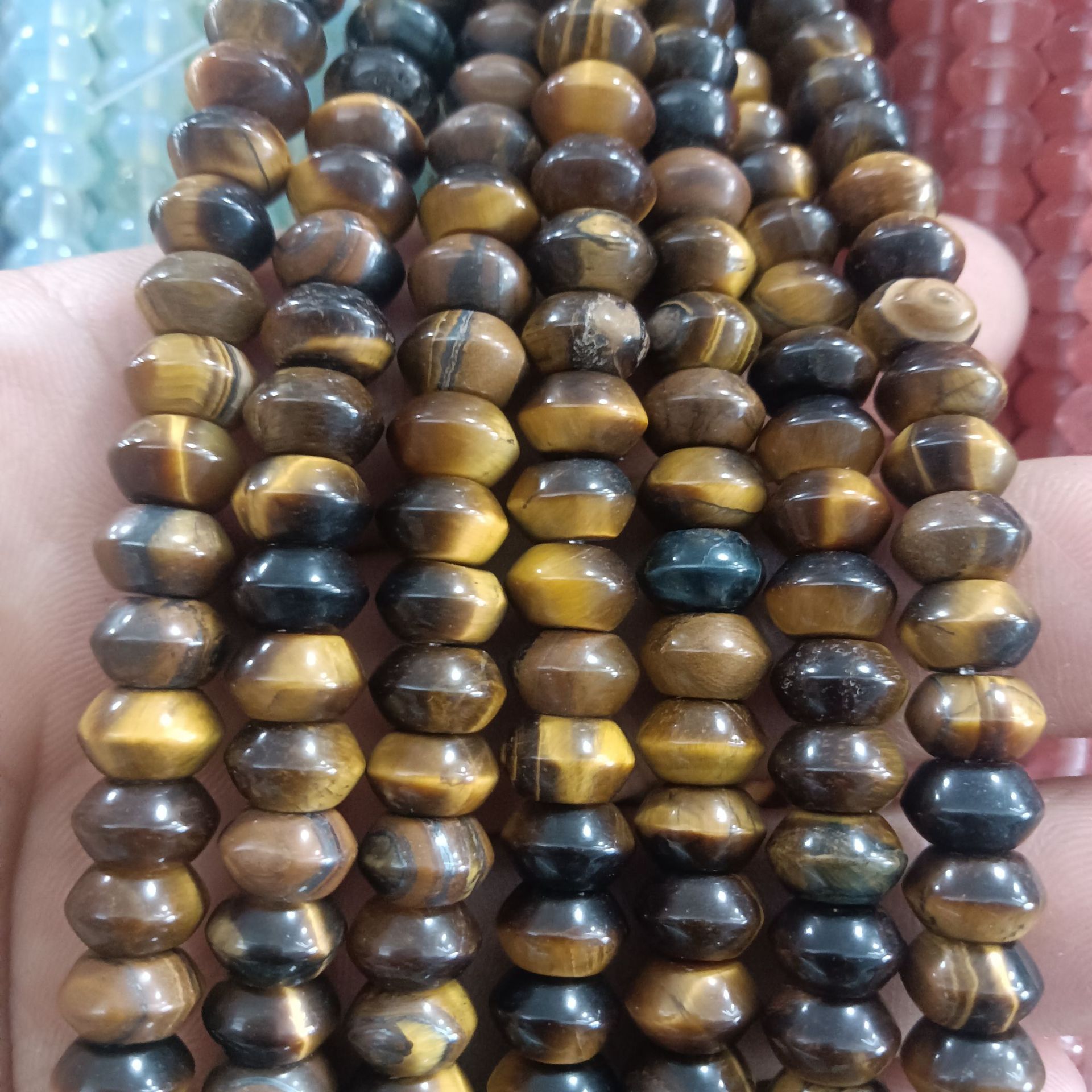 6 tiger eye stone