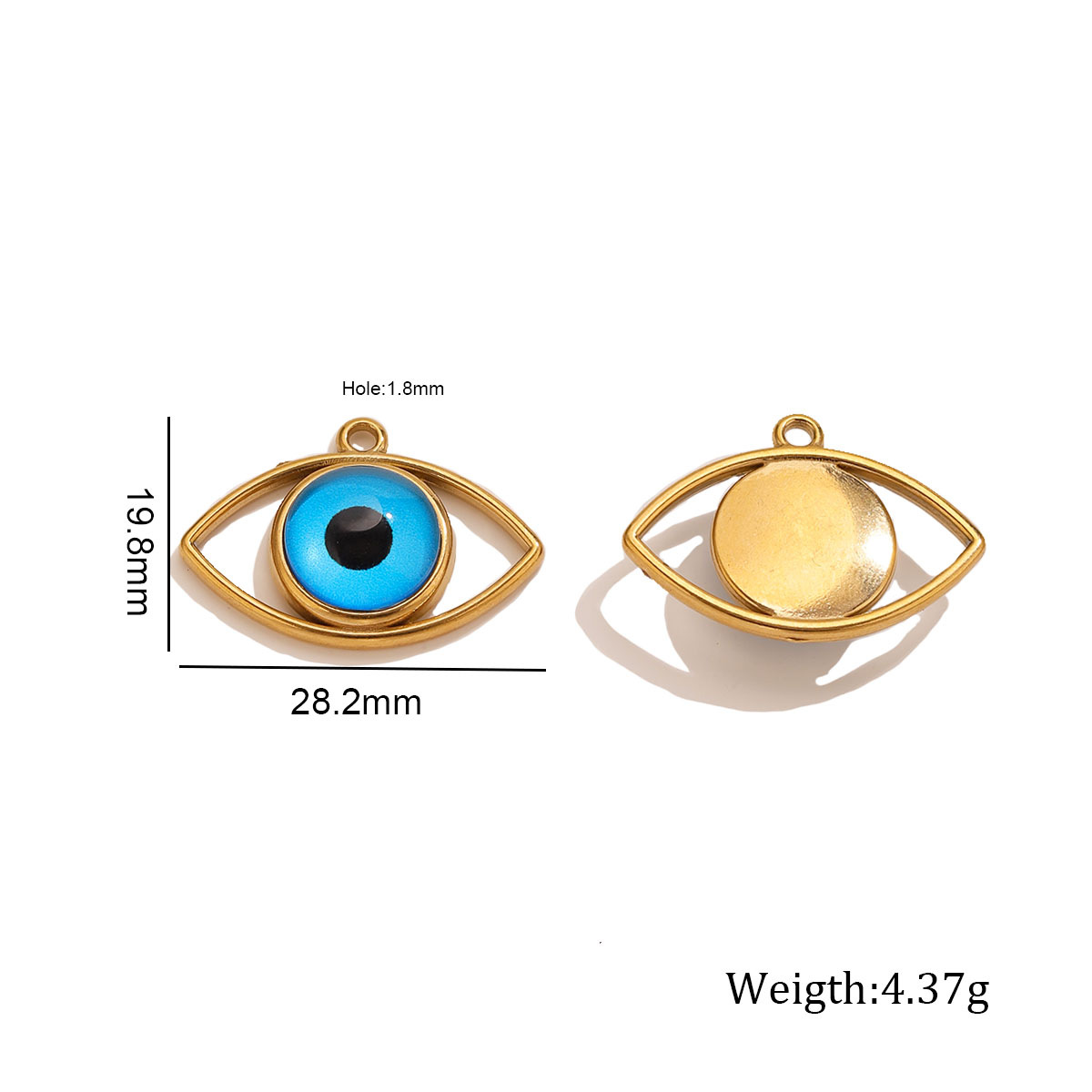 Blue eyes pendant
