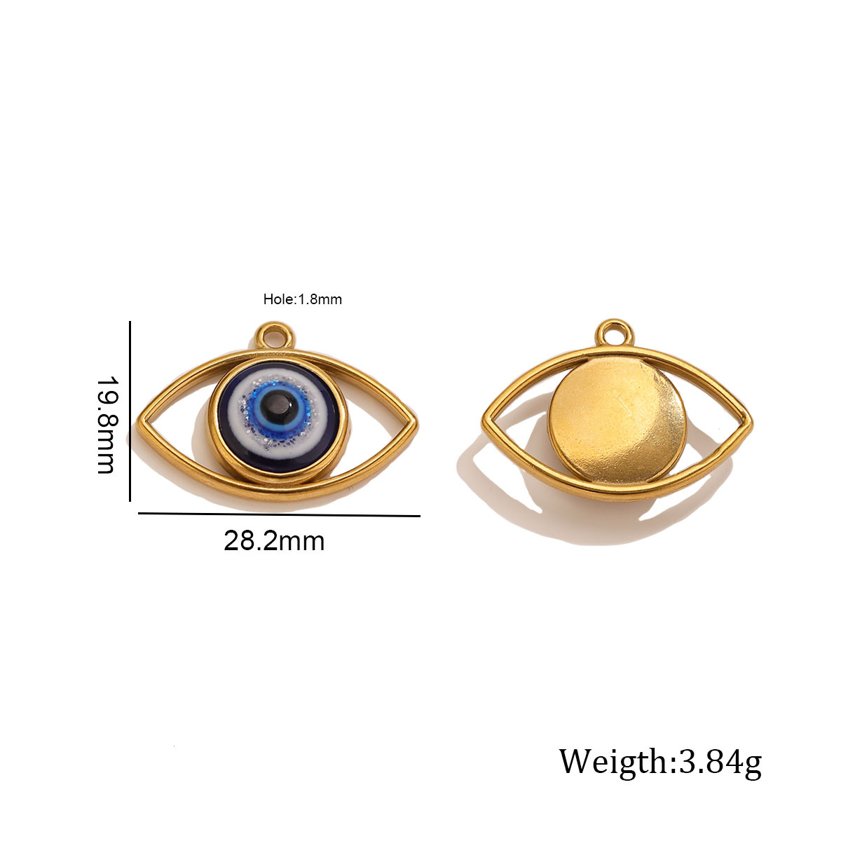 Devil's eye eye pendant