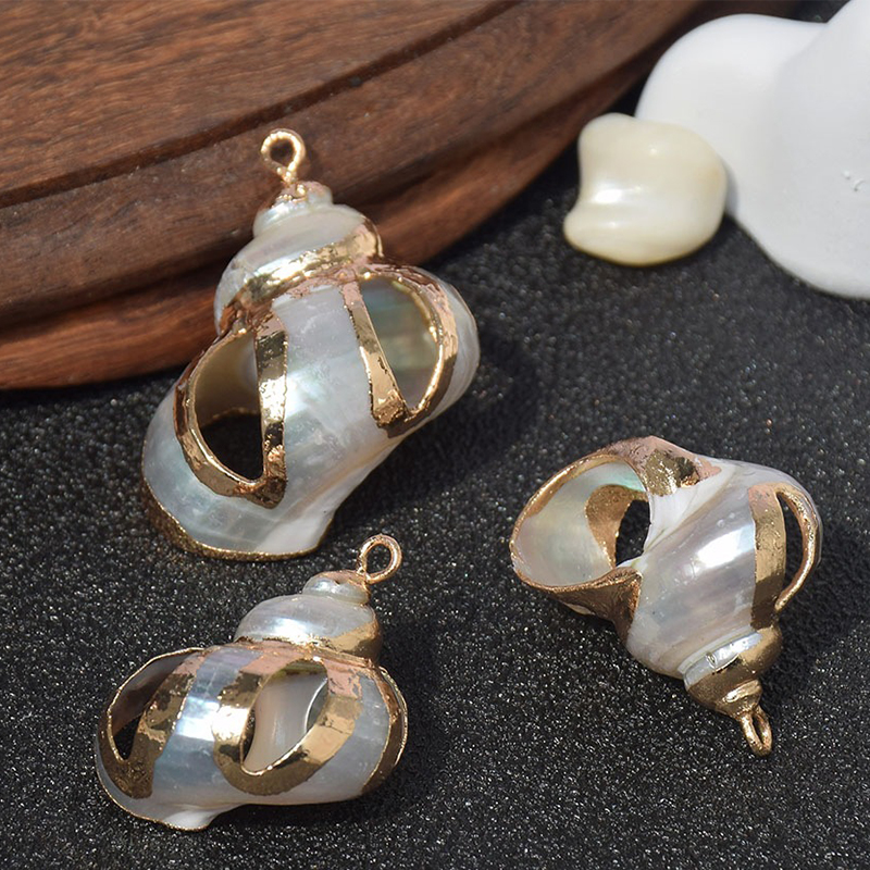 27-34x23-29mm(hollow peeled green snail)