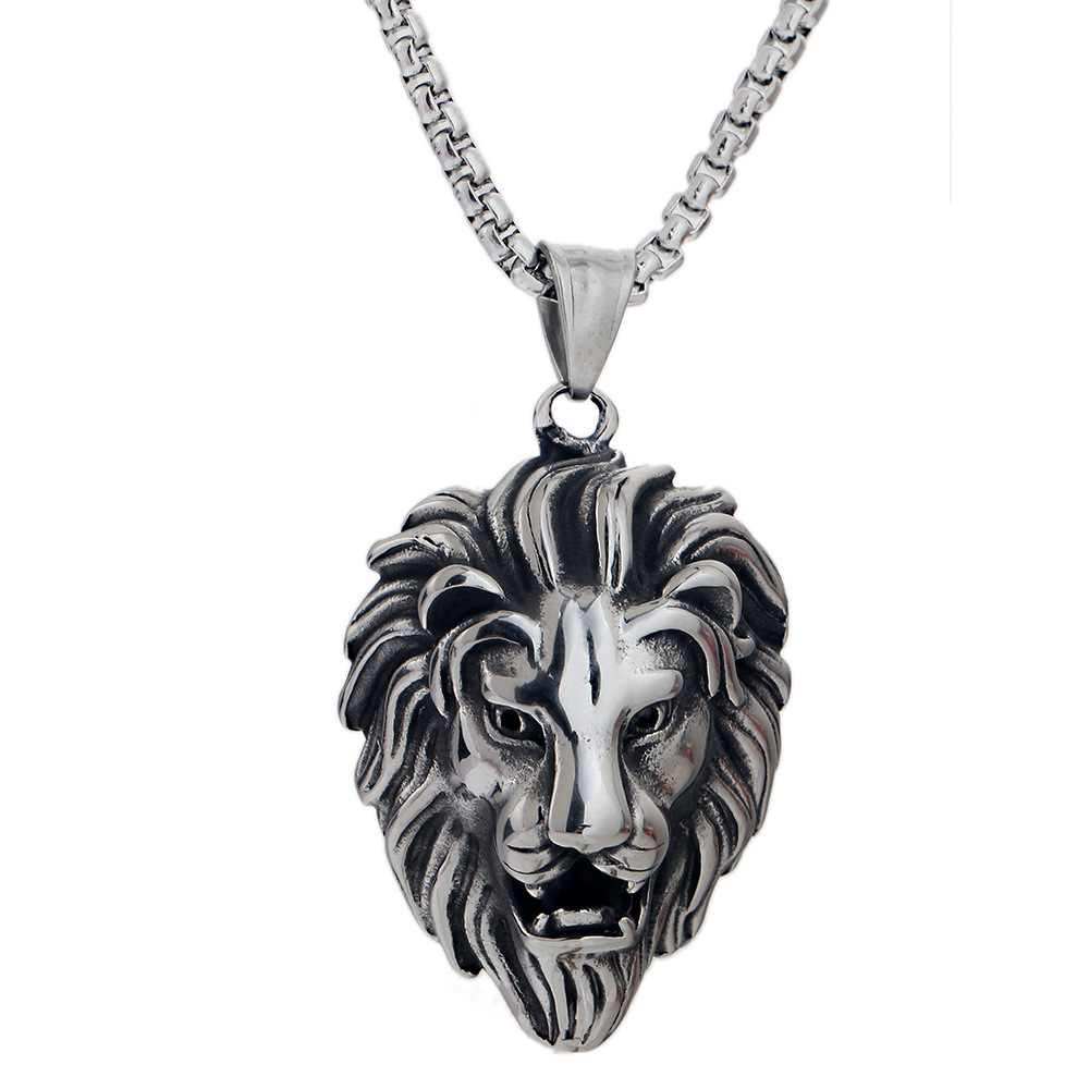 Steel color with chain 60cm