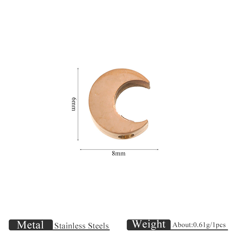 Jc879-rg rose gold moon pendant