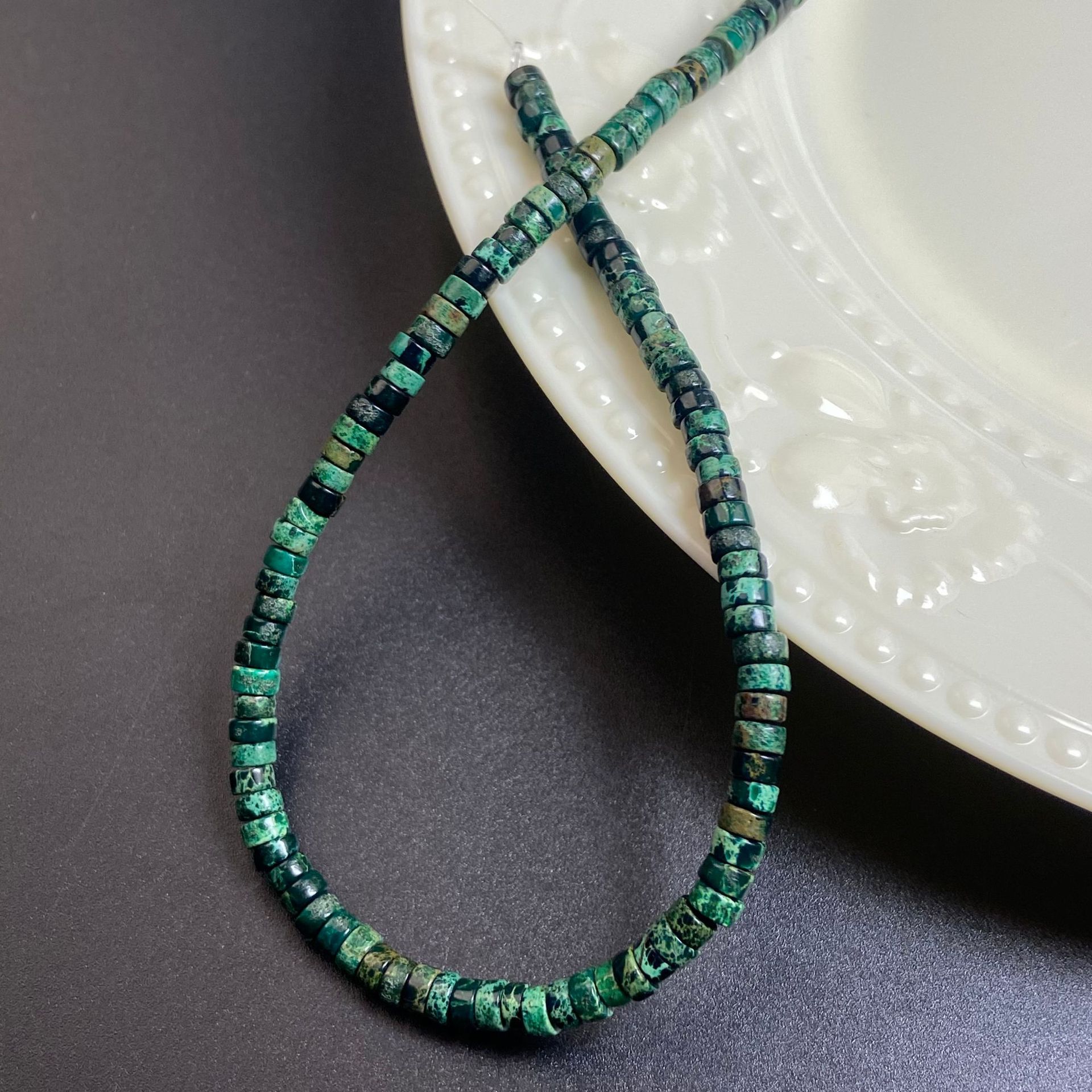 Deep green emperor turquoise