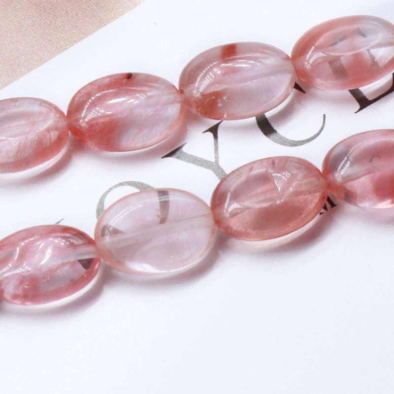 Watermelon crystal (synthetic)