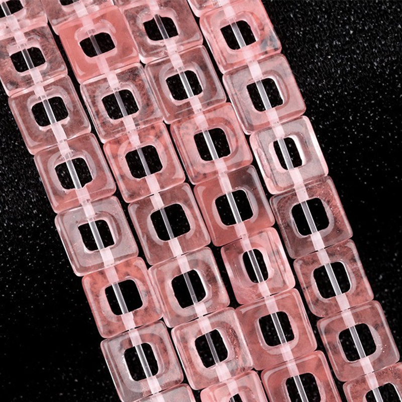 Watermelon crystal (synthetic)