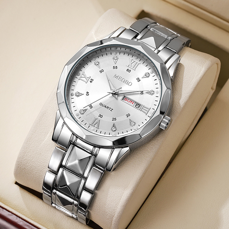 Silver platter with roman numerals