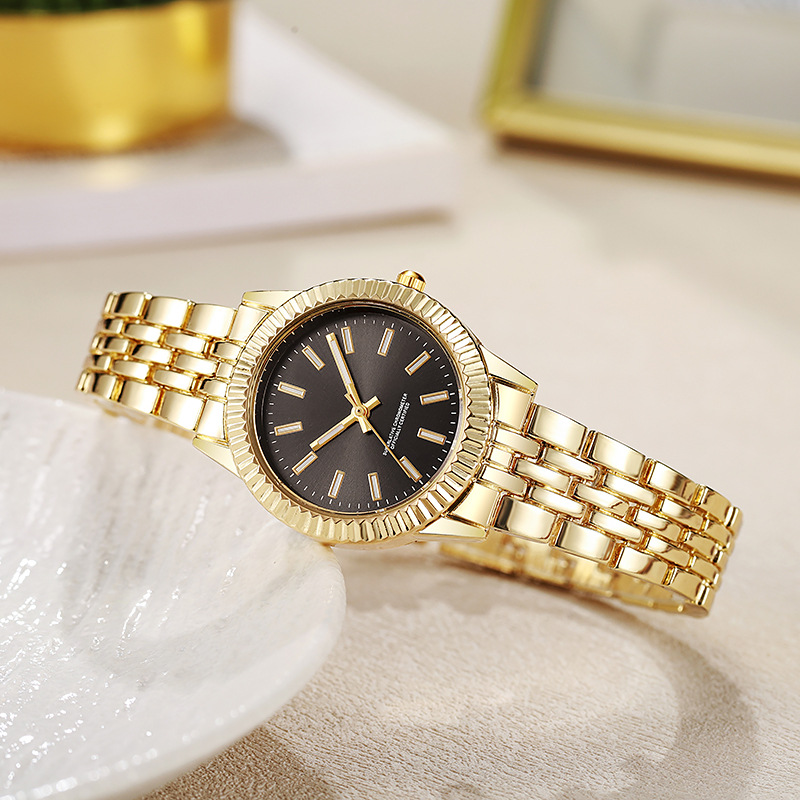 Gold black plate
