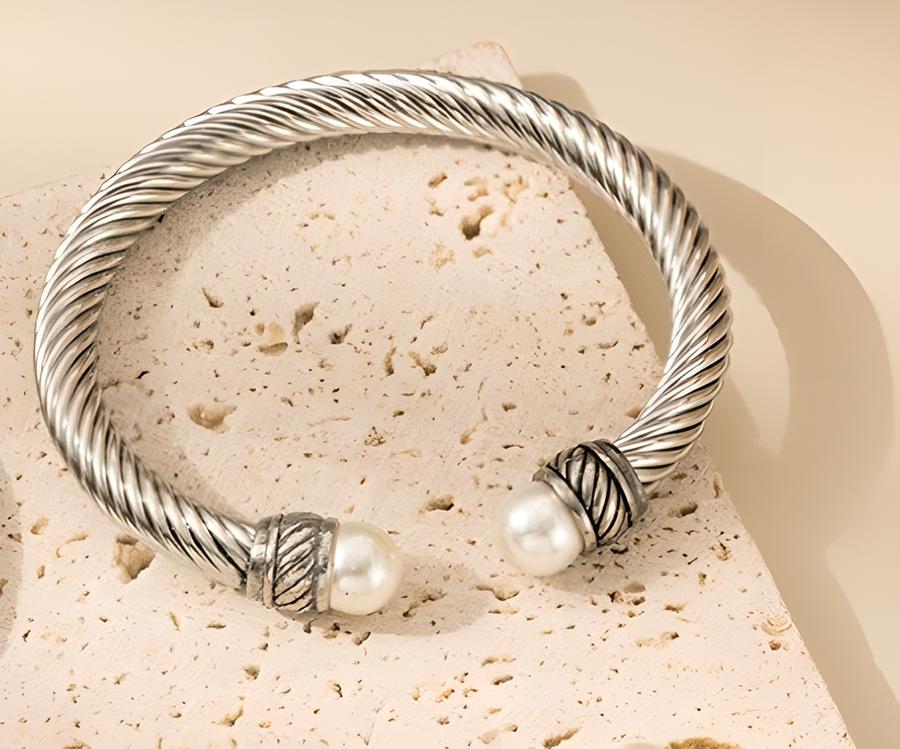 Steel color bracelet