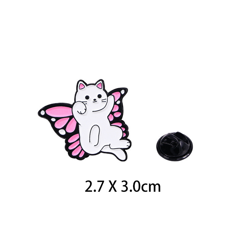 Pink butterfly cat