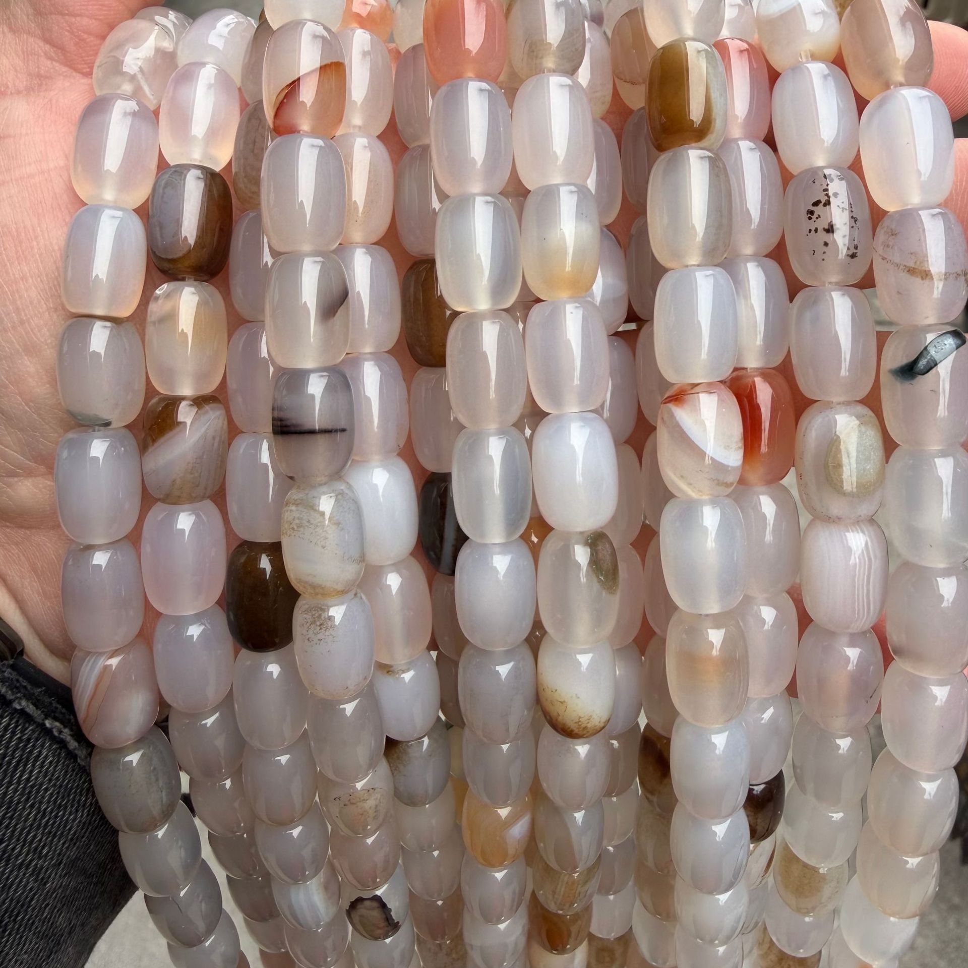 White striped agate