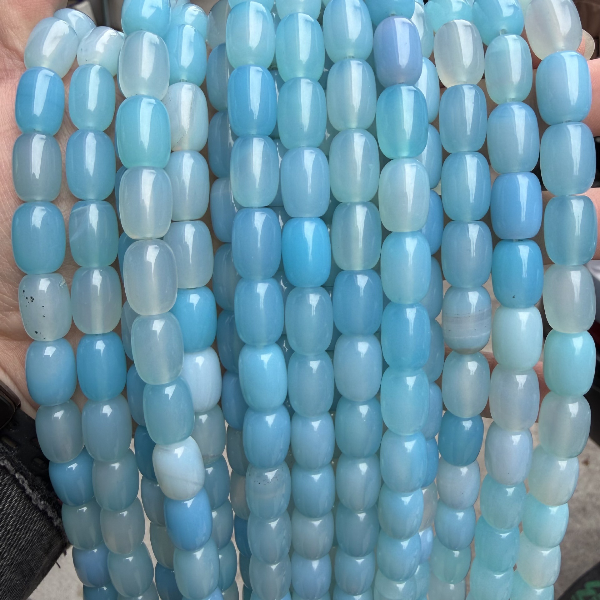 Aqua blue agate