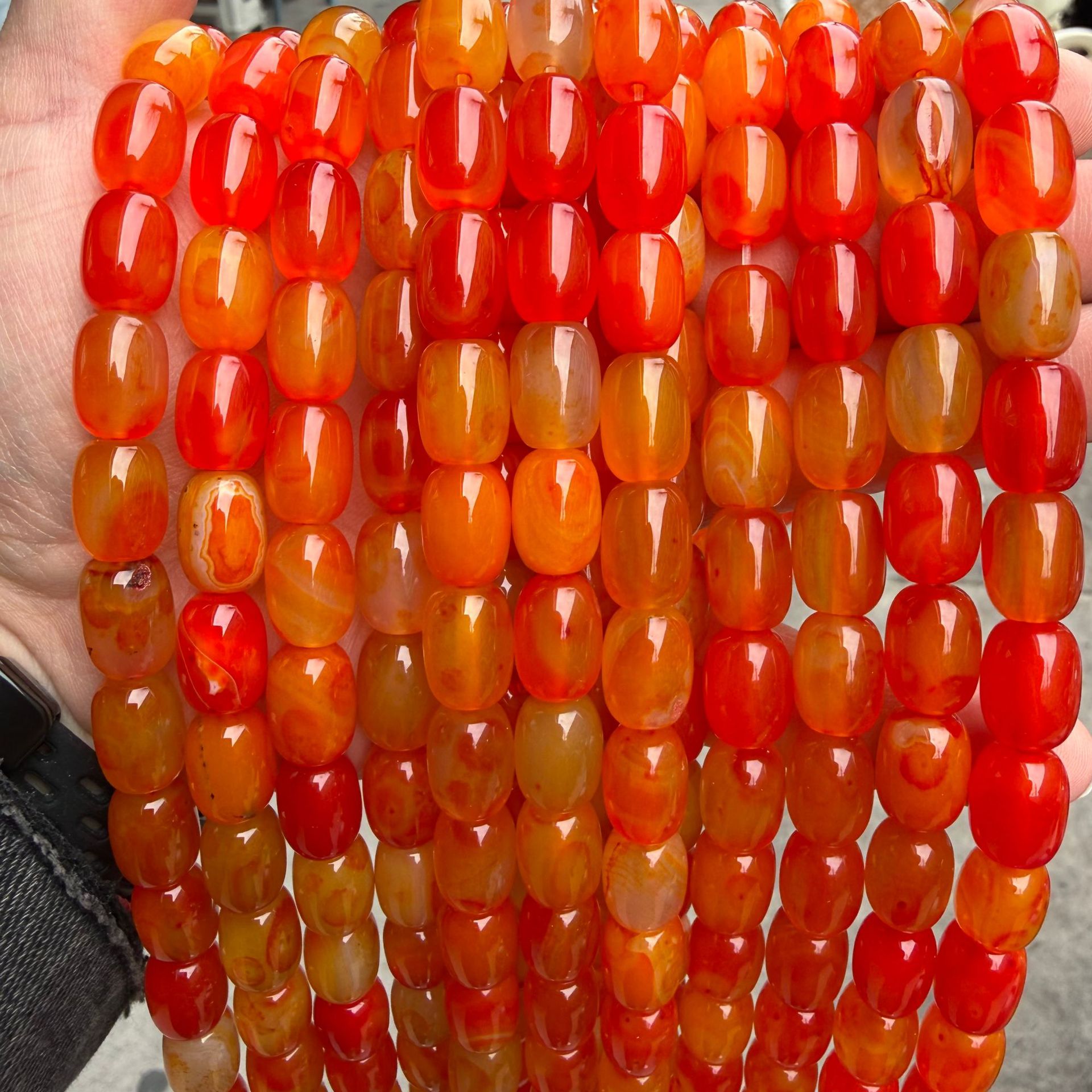 Orange agate