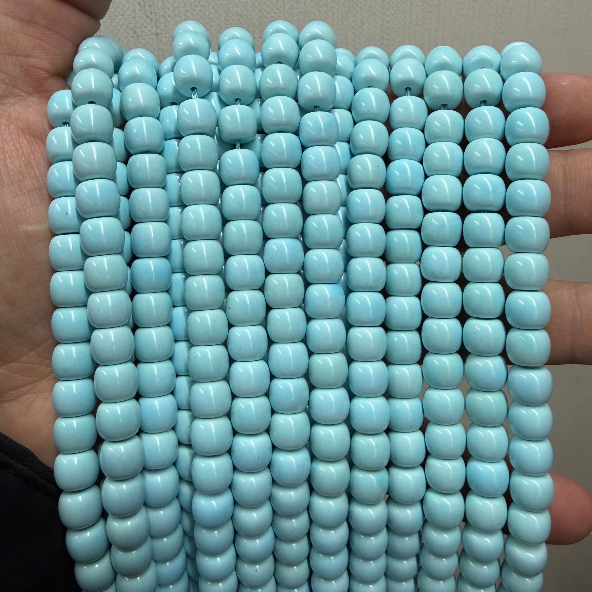 Blue and white turquoise