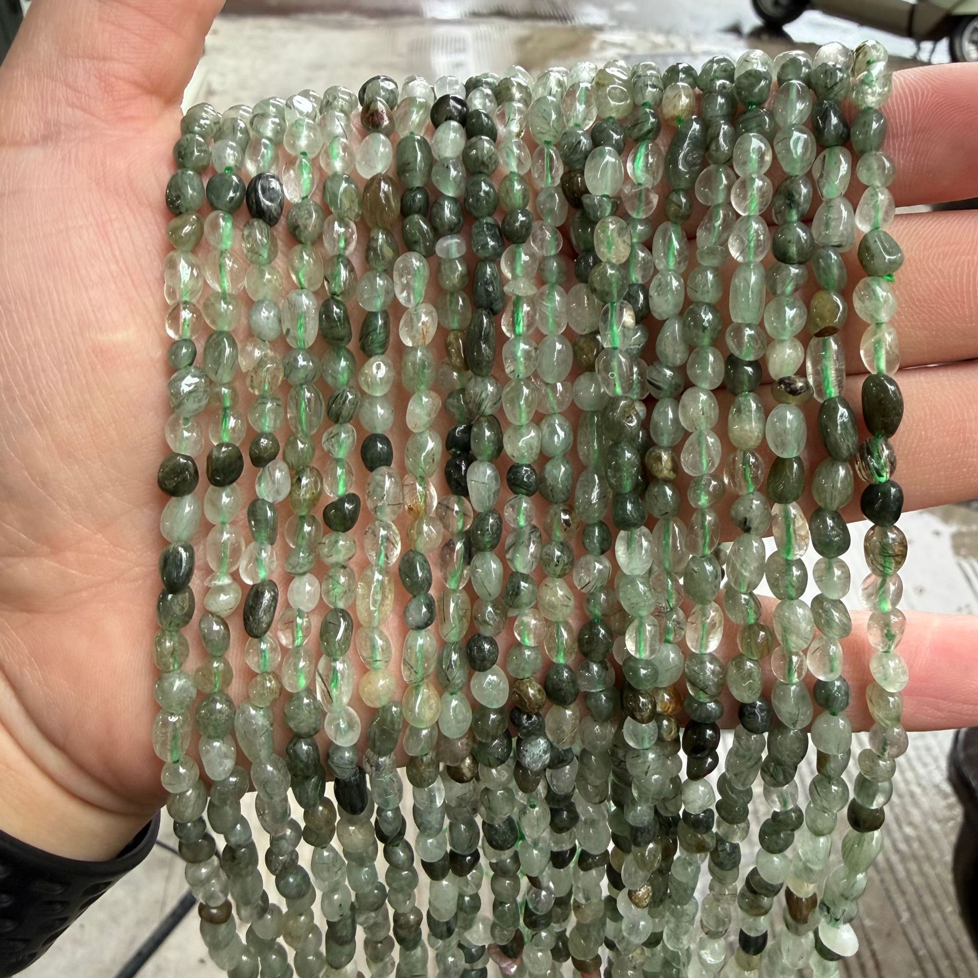 green Rutilated Quartz