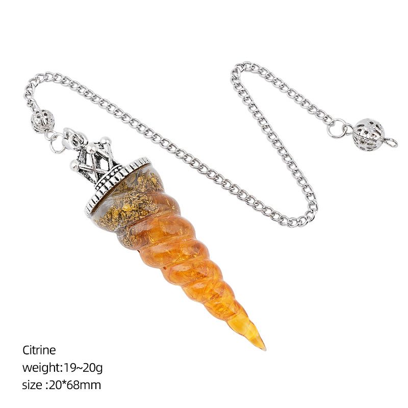 Optimized citrine pendulum