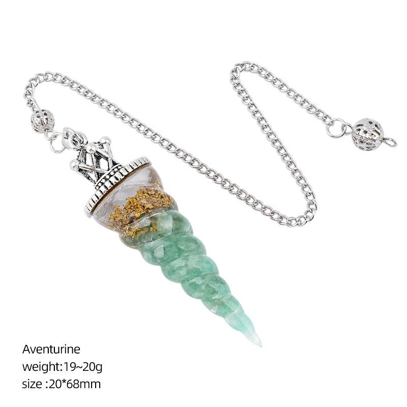 Green aventurine pendulum