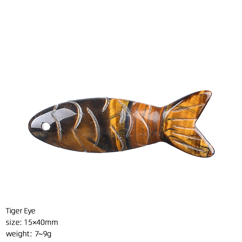 Tiger eye stone fish
