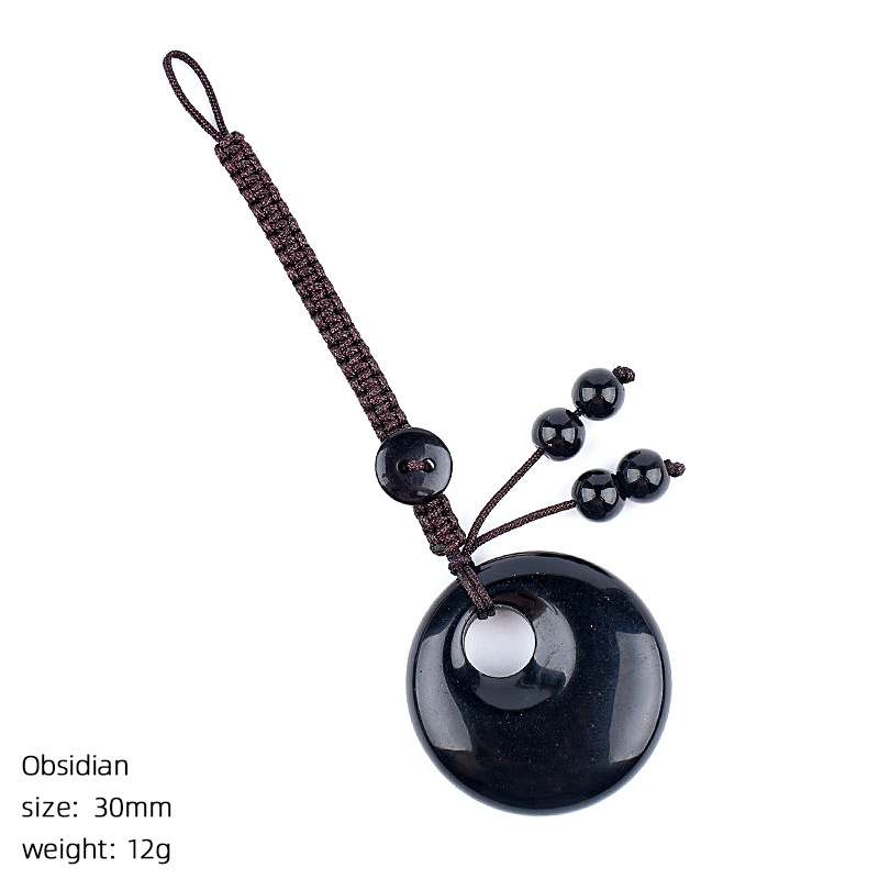 Obsidian pendant