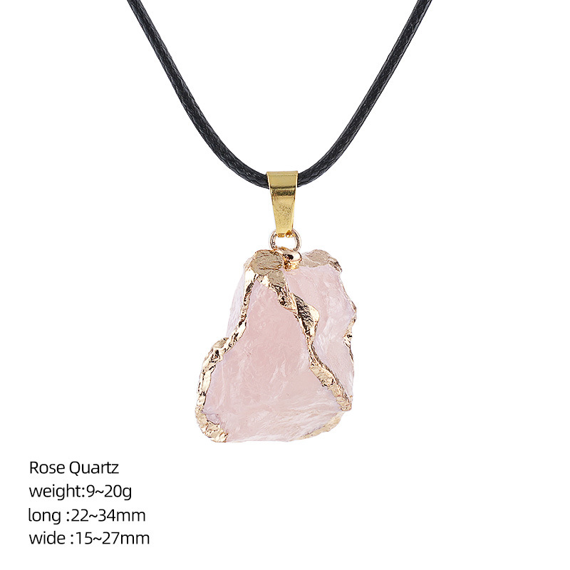 Pink quartz (gold)