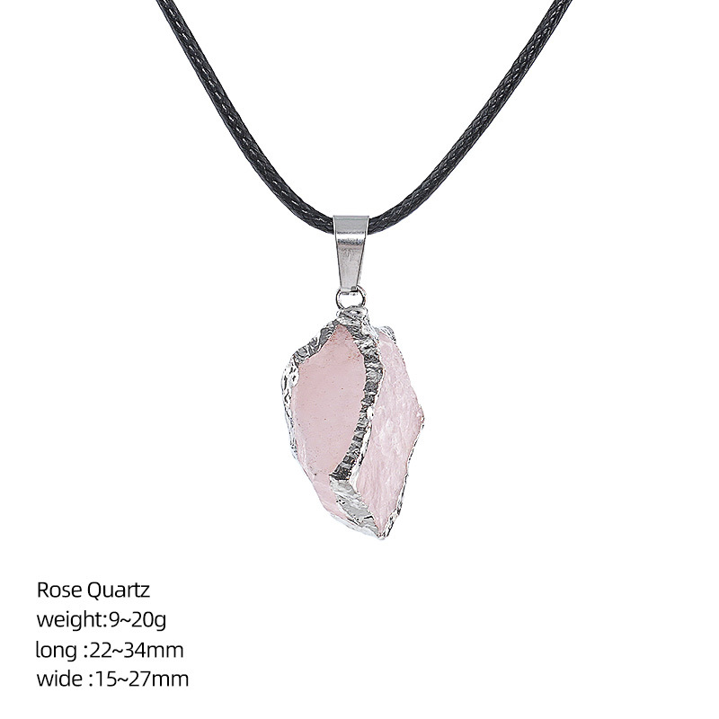 Pink quartz (silver)