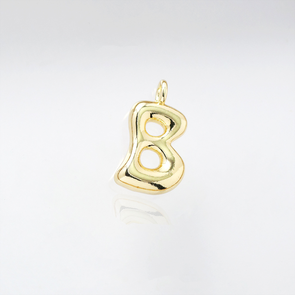 Letter pendant-b (gold)